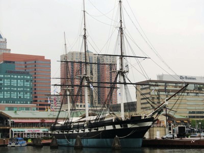 baltimore maryland innner harbor tall ships