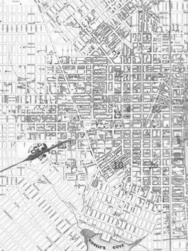 old map of West Baltimore Maryland